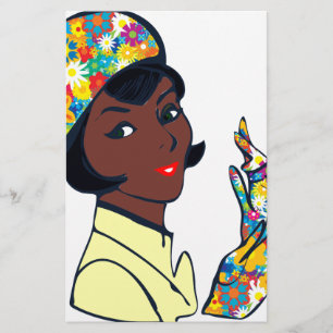 Papelería dama de humor negro