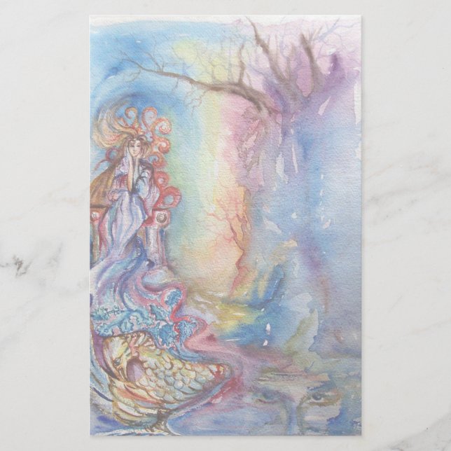 Papelería DAMA DEL LAGO, Mágica y Misterio (Anverso)