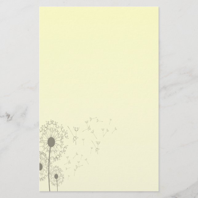 Papelería Dandelions (Anverso)