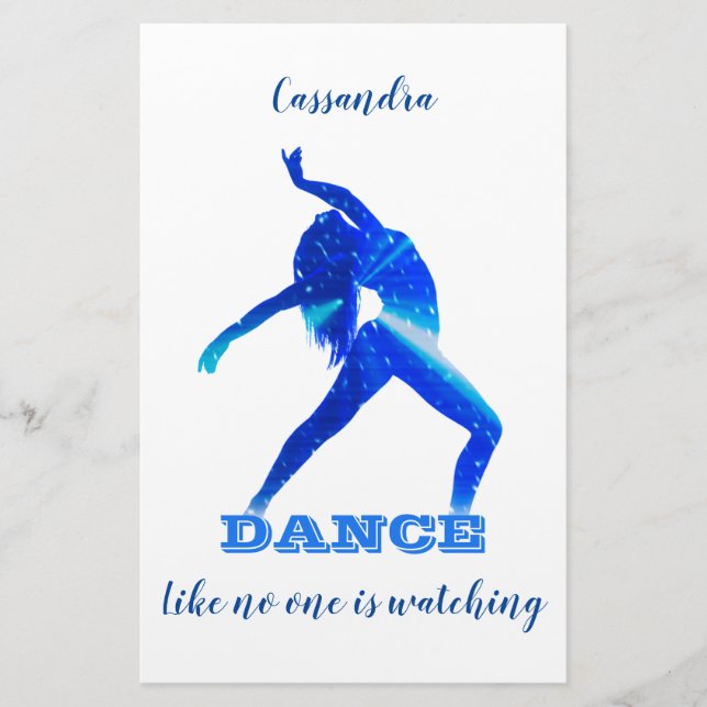 Papelería Danza - Como si nadie estuviera viendo Stationery (Anverso)