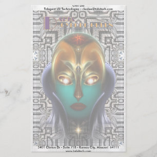 Papelería Daria Cyborg Queen Tech