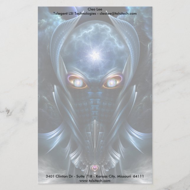 Papelería Darian Warrior (Anverso)