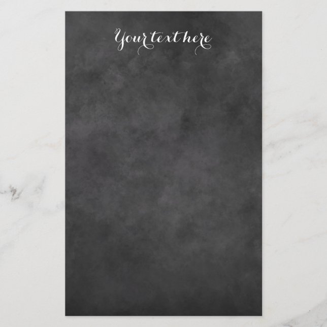 Papelería de boda de pizarra para personalizados (Anverso)