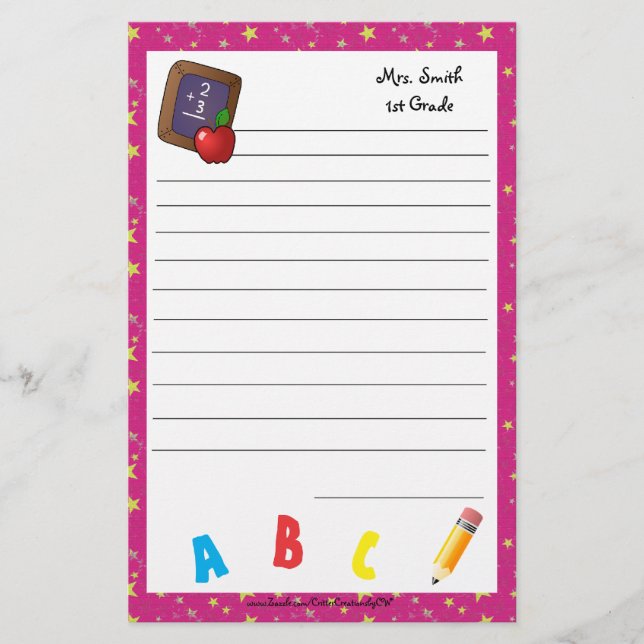 Papelería De nuevo a rosa de los efectos de escritorio de la (Anverso)