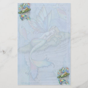 Papelería de Peces Sirena por Molly Harrison