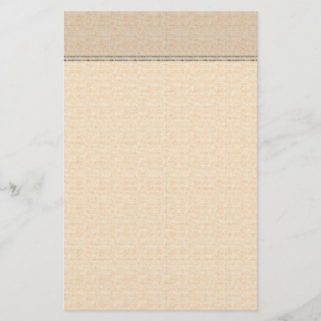 Papelería de pergamino elegante deteriorada (Anverso)