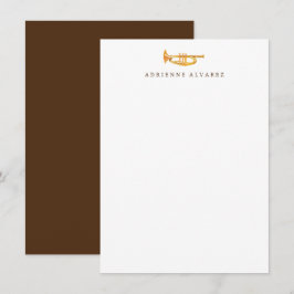 Papelería de Trumpet - Tarjetas de nota de agradec