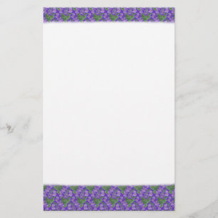 Papelería de violetas dulces, Notepaper