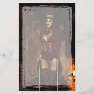 Papelería Debajo De La Estacionería De Steampunk Gótica De L