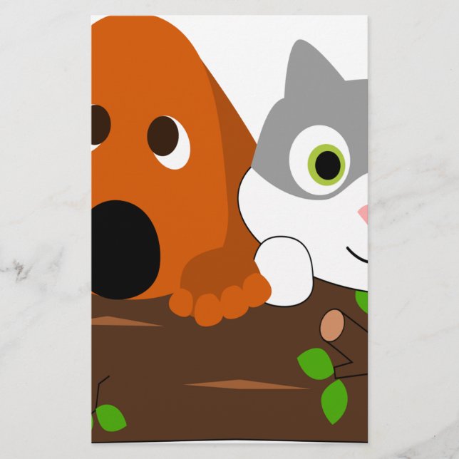 Papelería decoración de bebé gato perro cosas (Anverso)