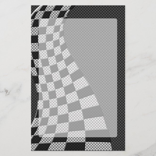 Papelería Decoración de ondulación de la bandera de la Carre (Anverso)