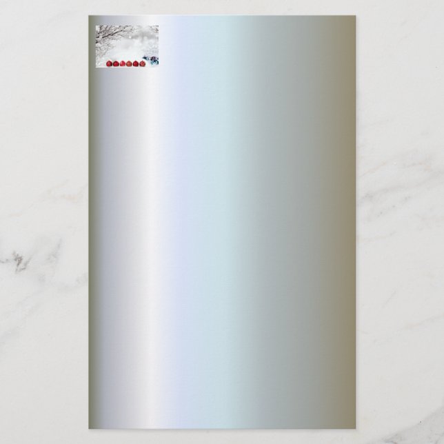 Papelería Decoración de Ornamentos de Navidad (Anverso)