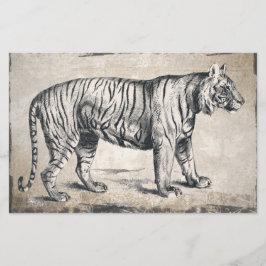 Papelería Decoración de tigres de vida silvestre