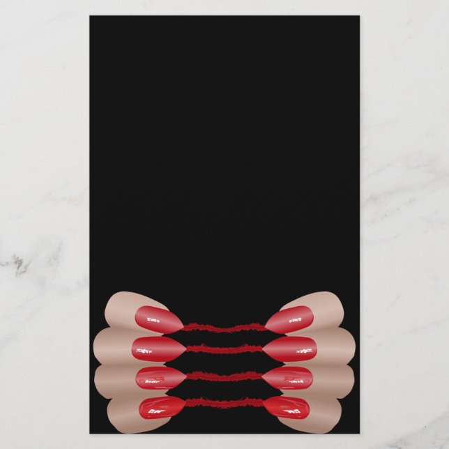 Papelería Dedo de vampiro V.2 (Anverso)