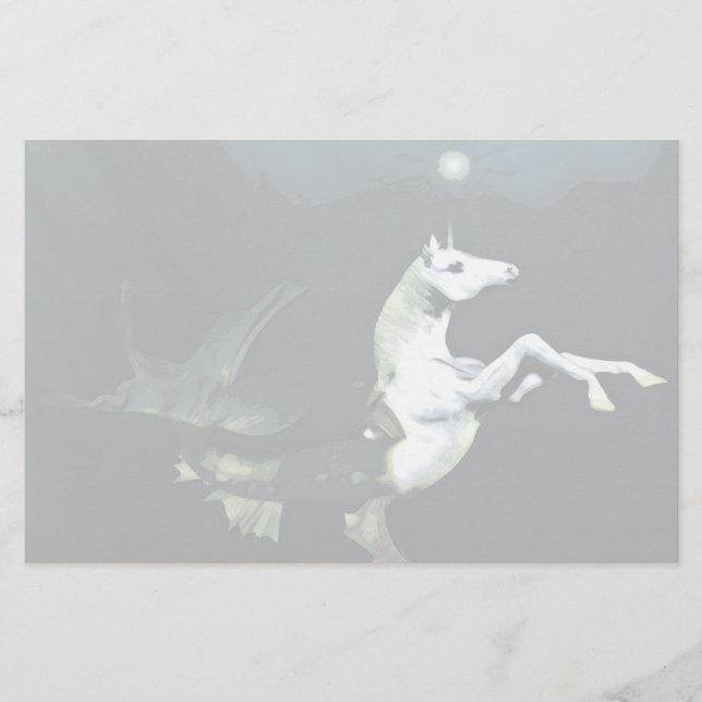 Papelería Deep in the Sea Unlines Stationery (Anverso)