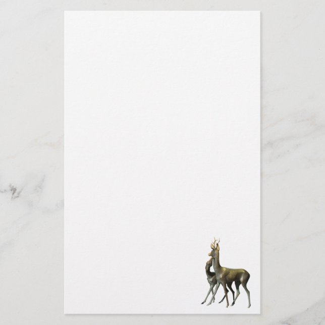 Papelería Deers enamorados (Anverso)
