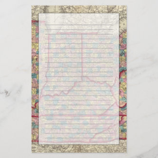 Papelería Delaware, Illinois, Indiana, e Iowa