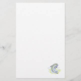 Papelería delfín bebé dorado