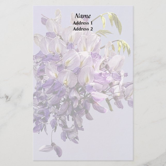Papelería Delicate Wisteria Wedding Products (Anverso)