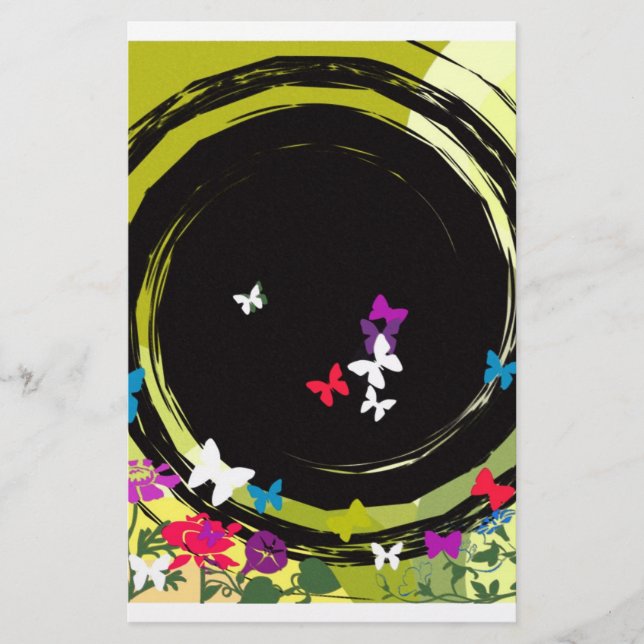 Papelería Delight de mariposa (Anverso)