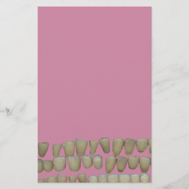 PAPELERÍA DENTISTRY DENTISTRY ORTHODONTICS ROTTEN DIETE BOCA (Anverso)