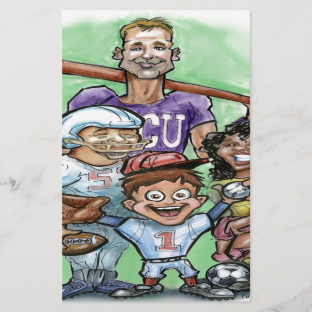 Papelería Deportes juveniles (Anverso)