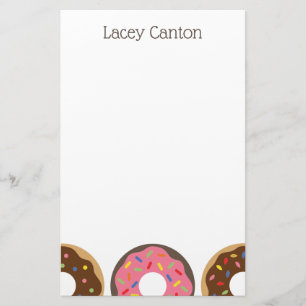 Papelería Derramamiento de Personalizados de donuts