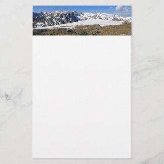 Papelería Derretimiento de nieve en las Montañas Rocosas