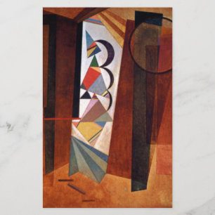 Papelería Desarrollo de Kandinsky en pintura abstracta marró