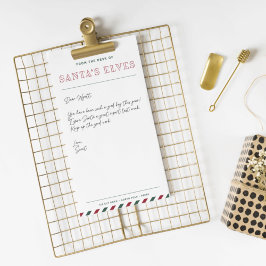 Papelería Desde la mesa de los Navidades de Elves Blank de S