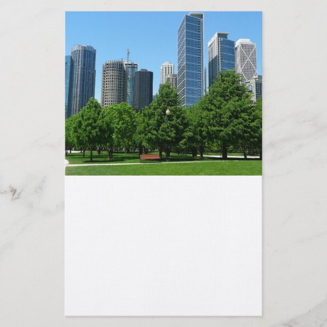 Papelería Destino de los edificios del Parque Windy City de  (Anverso)
