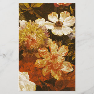 Papelería Detalle de las flores (aceite en lona)