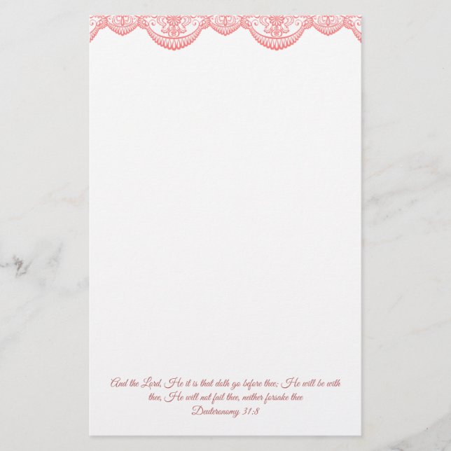 Papelería Deuteronomio 31:8 (Anverso)