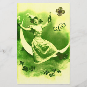 PAPELERÍA DÍA DE LA LUNA DE SAN PATRICK CON MONOGRAMA DE VER