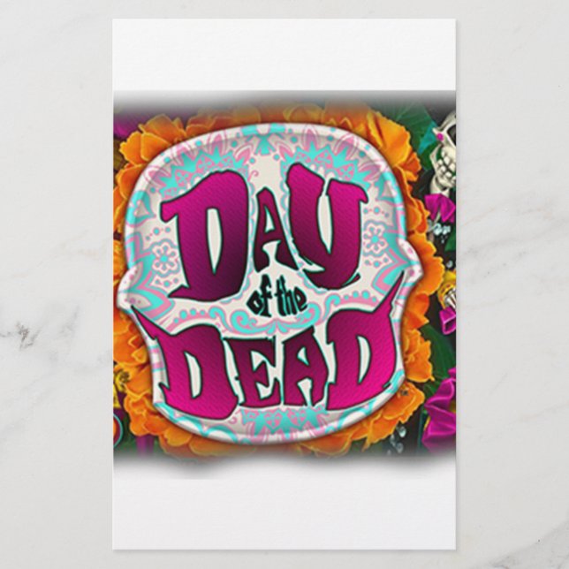 Papelería Día de los Muertos (Anverso)