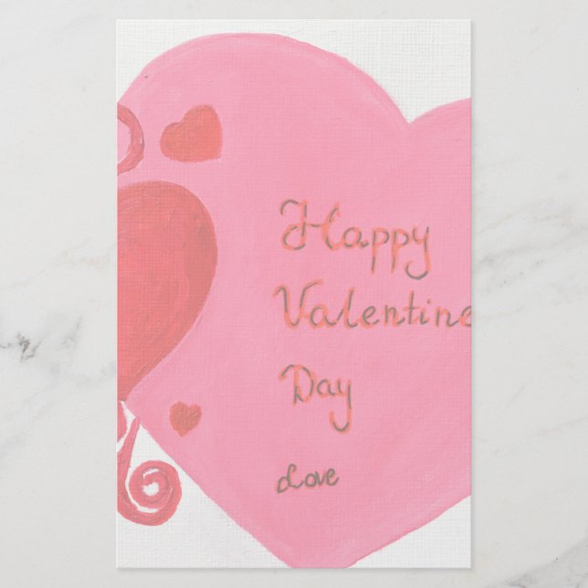 Papelería Día de San Valentín (Anverso)