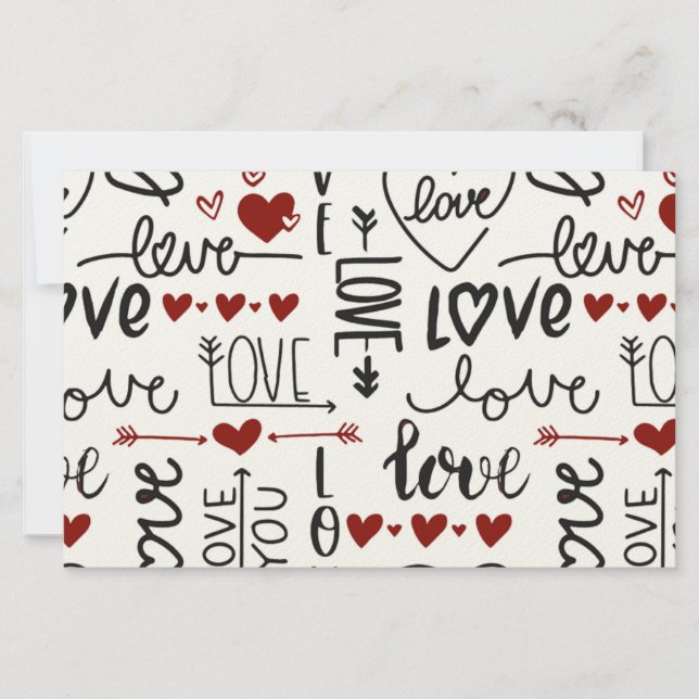 Papelería Día de San Valentín (Anverso)