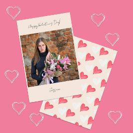 Papelería Día de San Valentín Foto con letra moderna