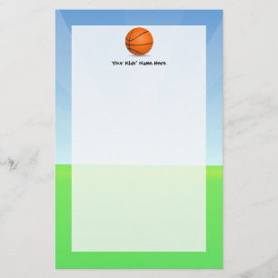 Papelería Día soleado del baloncesto de los deportes del