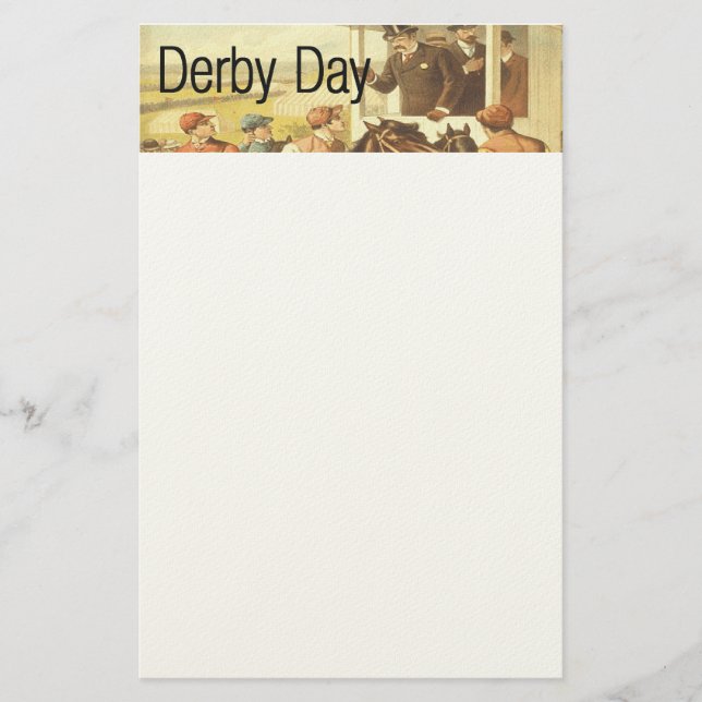 Papelería Día SUPERIOR de Derby (Anverso)
