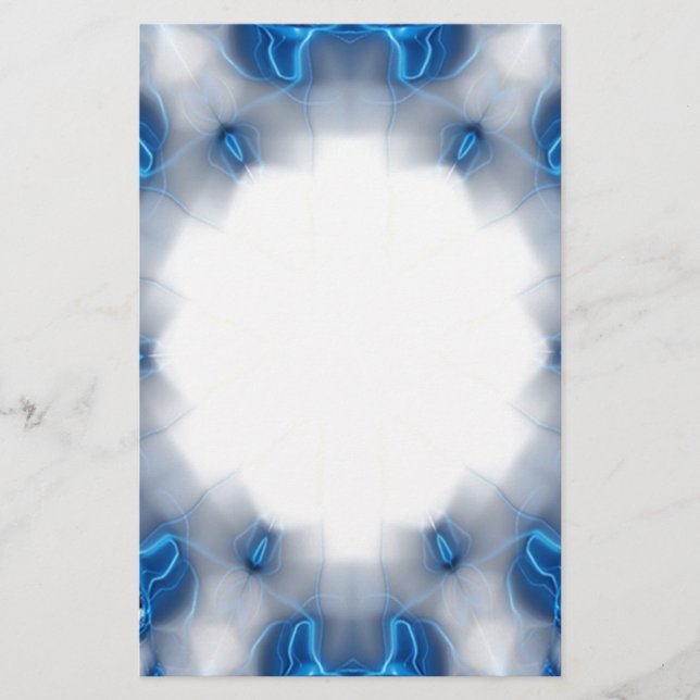 Papelería Diamantes azules (Anverso)