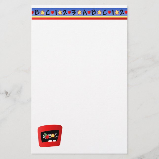 Papelería Días escolares de ABC (Anverso)