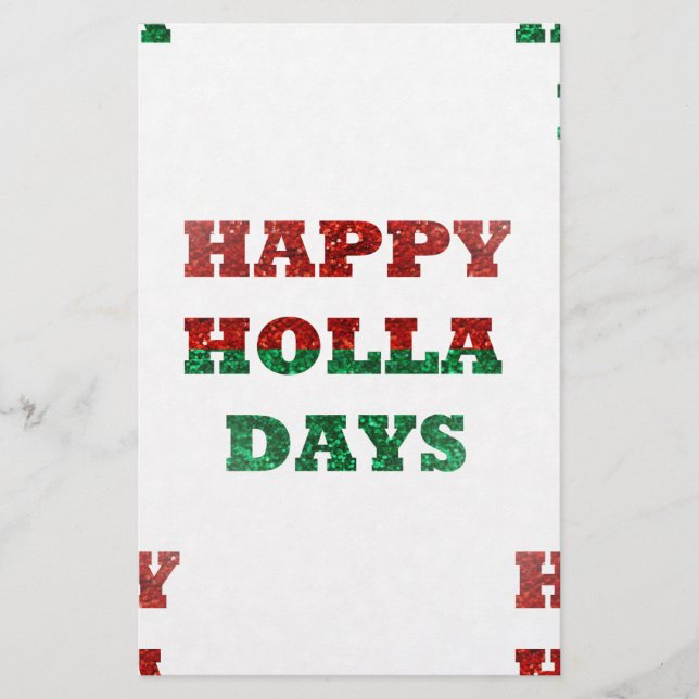 Papelería días felices del día de las nevadas (Anverso)