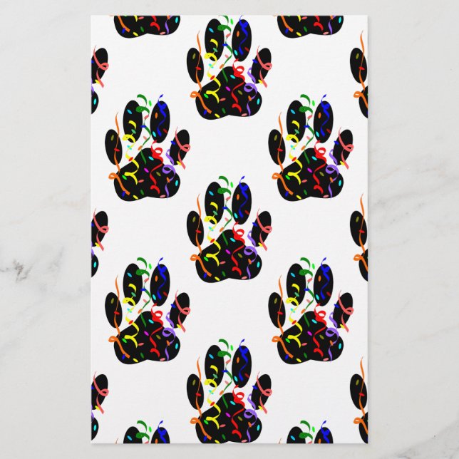 Papelería Dibujar Impresiones Confetti Y Patrón De Optimizac (Anverso)