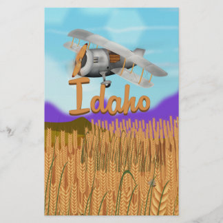 Papelería Dibujo animado de cultivo de Idaho