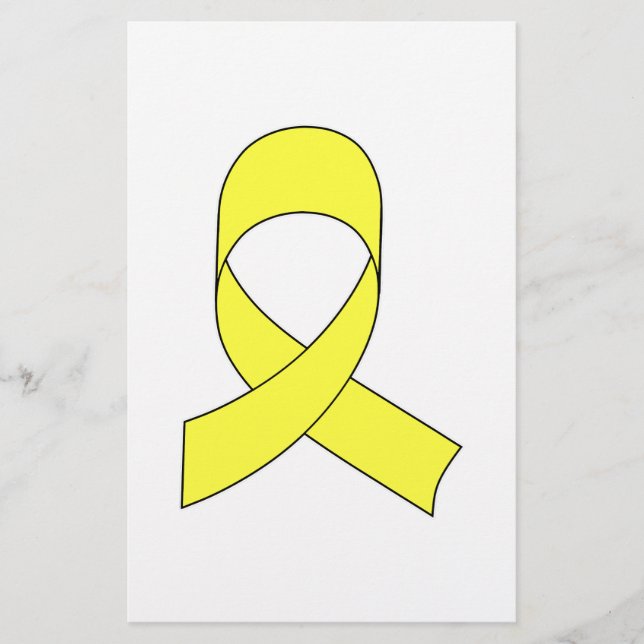 Papelería Dibujo de cinta amarilla (Anverso)
