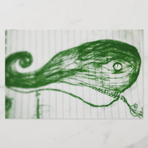 Papelería dibujo de yaie green whale anime manga personaliza