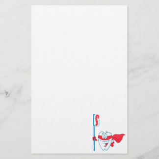 Papelería Diente Cute Sonriente Superhéroe con cepillo de di