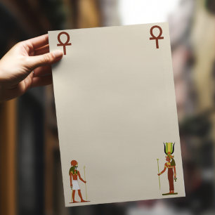 Papelería Dios y diosa egipcios