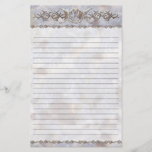 Papelería Diosa triple del Moonstone de la luna alineada